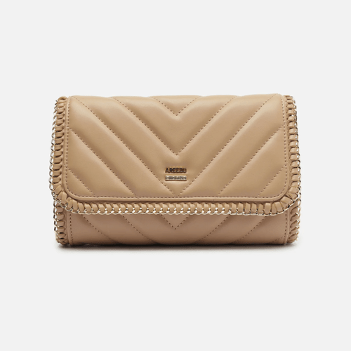 Bolsa Feminina Arezzo Metelassê Nude