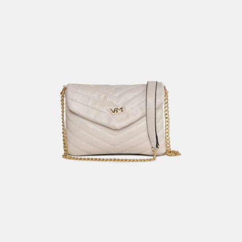 Bolsa Feminina Via Marte Matelassê Off White