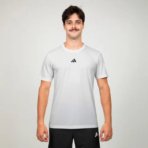 Camiseta Masculina Adidas Básica Treino Branco