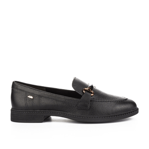 Mocassim Dakota Couro Preto