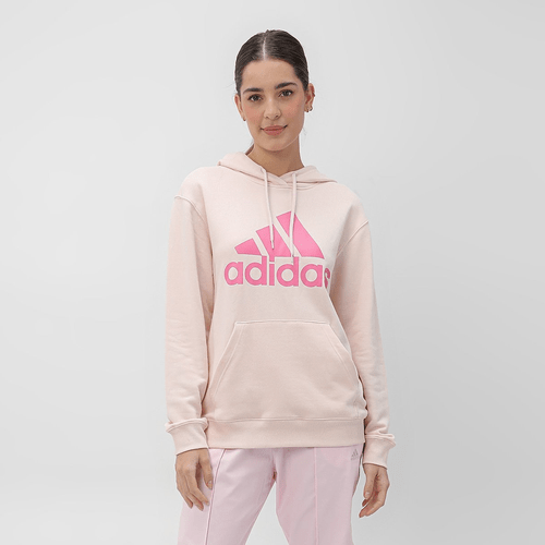 Moletom Feminino Adidas Com Capuz Rosa