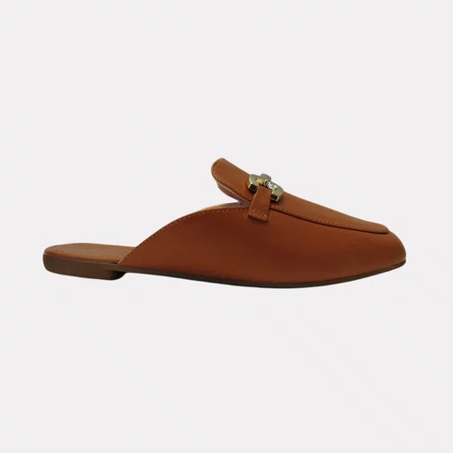 Mule Feminino Lizi e Lizi Caramelo