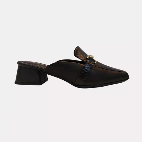 Mule Feminino Piccadilly Salto Preto