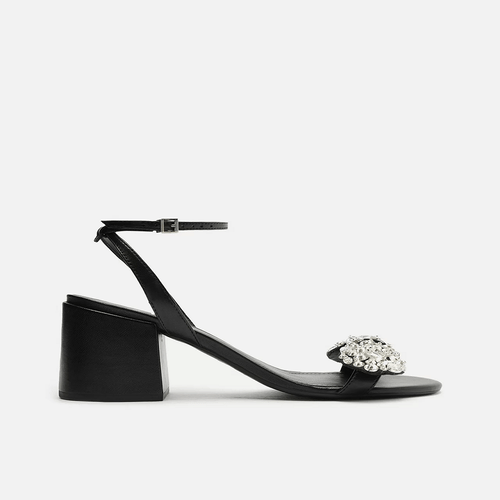 Sandália Feminina Arezzo Pedrarias Preto