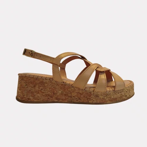 Sandália Feminina Bottero Cortiça Brown Sugar
