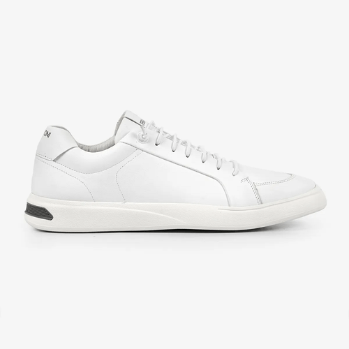 Sapatenis Masculino Ferracini Couro Buzios Branco