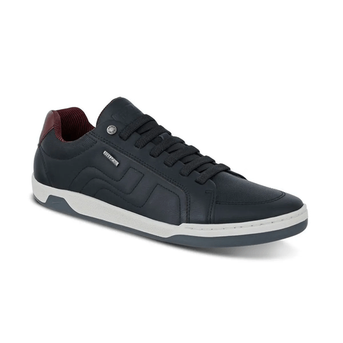 Sapatenis Masculino Ferracini Couro Preto