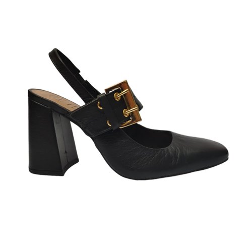 Sapato Feminino Lizi e Lizi Slingback Preto