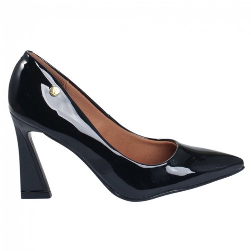 Sapato Feminino Scarpin Vizzano Preto Verniz