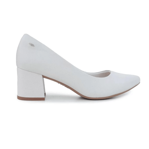 Sapato Scarpin Feminino Dakota Couro White