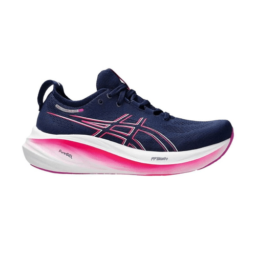 Tênis Feminino Asics Nimbus26 Marinho e Rosa