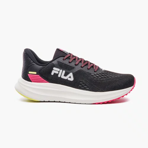 Tênis Feminino Fila Fastness Preto Rosa e Verde