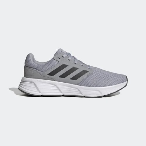 Tenis Masculino Adidas Galaxy 6 Esportivo Cinza Branco