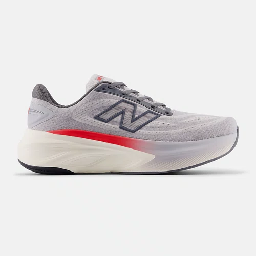 Tênis Masculino New Balance Fresh Foam X More V6 Cinza e Vermelho