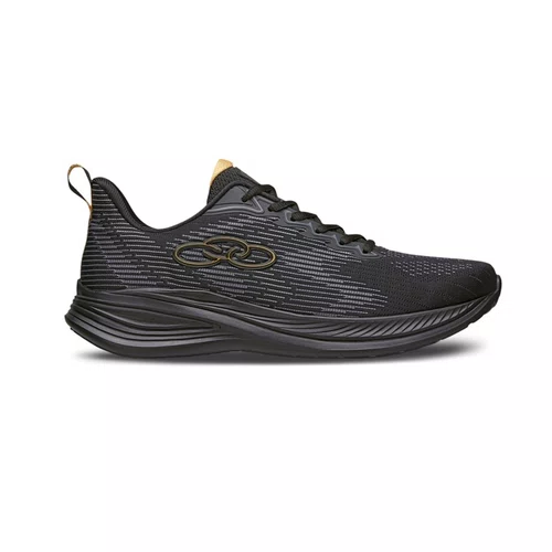 Tênis Masculino Olympikus Marte Preto e Dourado