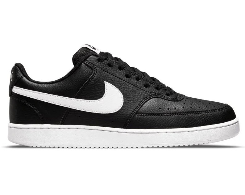 Tenis Masculino Nike Court Vision Low Next Nature Preto Branco - Shopping  do Calçado