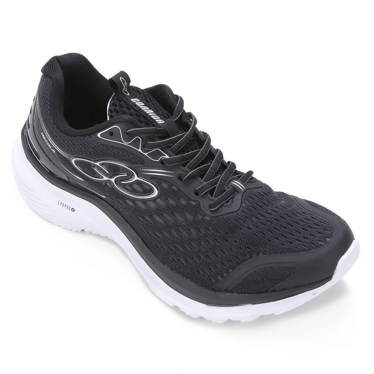 Tenis Masculino Olympikus Decola 904 Preto Branco - Shopping do Calçado