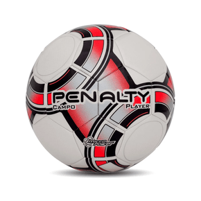 Bola Campo Player XXIII Penalty Branco e Vermelho