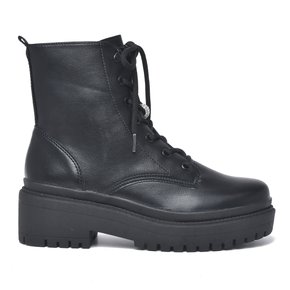 Bota Coturno Feminina Via Marte Flatflorm Preto