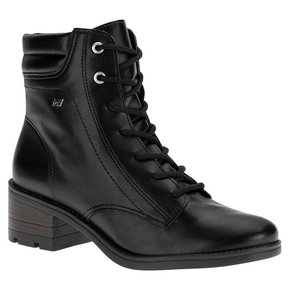 Bota Coturno Feminino Via Marte Preto