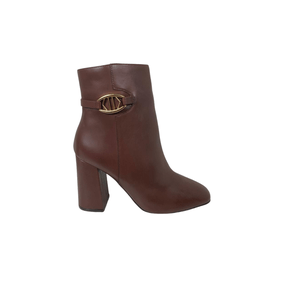 Bota Feminino Arezzo Couro Marron