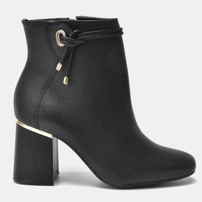 Bota Feminio Via Marte Couro Preto