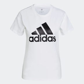 Camiseta Feminina Adidas Essentials Logo Branco