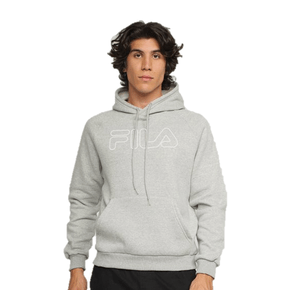 Moletom Masculino Fila Capuz Cinza