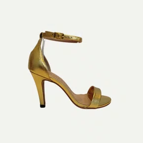 Sandália Feminina Debora Cholet Clássica Gold