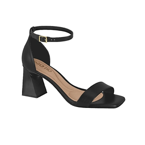 Sandalia Feminino Beira Rio Couro Preto