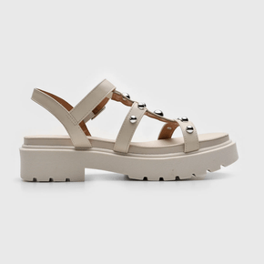 Sandália Feminino Vizzano Papete Off White