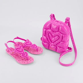 Sandália Infantil Luluca Bubble Bag Rosa