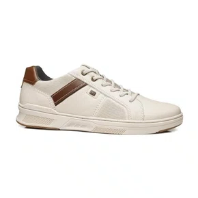 Sapatênis Masculino Pegada Bege e Conhaque