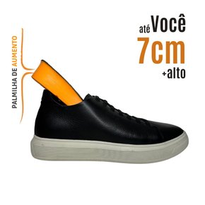 Sapatenis Masculino Rafarillo 7cm Preto