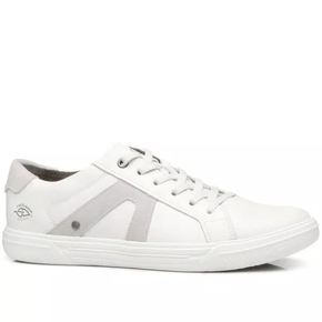 Sapatênis Pegada Couro Branco