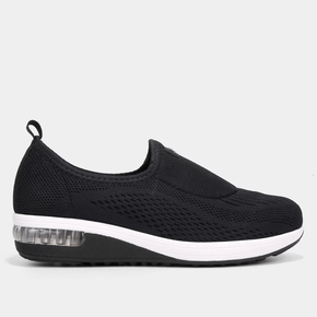 Slip On Modare Elástico Bolha Feminino Preto
