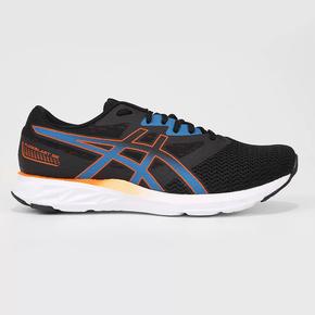 Tênis Masculino Asics Fuzeblast SE Preto Branco Laranja