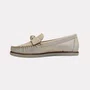 Sapato Feminino Amanda Arez Mocassim Off White