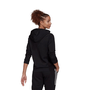 Blusa Moletom Feminino Adidas Capuz Logo Preto 