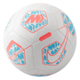 Bola Futebol Campo Nike Mercurial Branco Azul Rosa