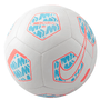 Bola Futebol Campo Nike Mercurial Branco Azul Rosa