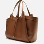 Bolsa Feminina Arezzo Tote Grande Bag Charm Marrom