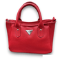 Bolsa Feminina Rafitthy Couro Vermelho