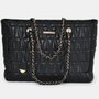 Bolsa Feminina Via Marte Metelassê Grande Preto