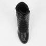 Bota Coturno Feminina Mooncity Preto