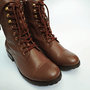 Bota Feminina Amanda Arez Couro Capuccino