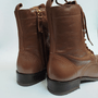 Bota Feminina Amanda Arez Couro Capuccino