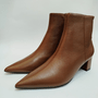 Bota Feminina Amanda Arez Couro Capuccino