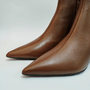 Bota Feminina Amanda Arez Couro Capuccino