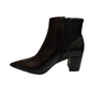 Bota Feminina Amanda Arez Couro Preto